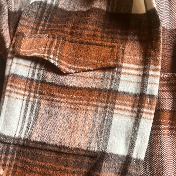 Neutral brown flannel - Picture 4 of 6